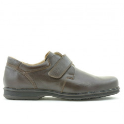Scarpe casual / eleganti uomo 854sc marrone velcro