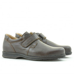 Scarpe casual / eleganti uomo 854sc marrone velcro