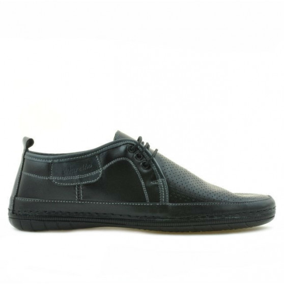 Mocassini uomo 865 nero+grigio