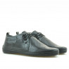 Mocassini uomo 865 nero+grigio
