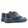 Scarpe casual donna 663 vernice indigo combinato