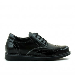 Scarpe bambini 154 vernice nero combinato
