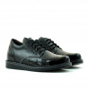 Scarpe bambini 154 vernice nero combinato
