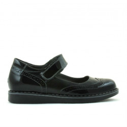 Scarpe bambini 153 vernice nero combinato