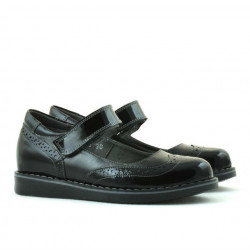 Scarpe bambini 153 vernice nero combinato
