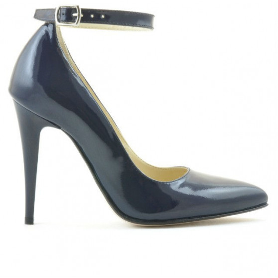 Scarpe eleganti donna 1247 vernice indaco