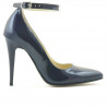 Scarpe eleganti donna 1247 vernice indaco