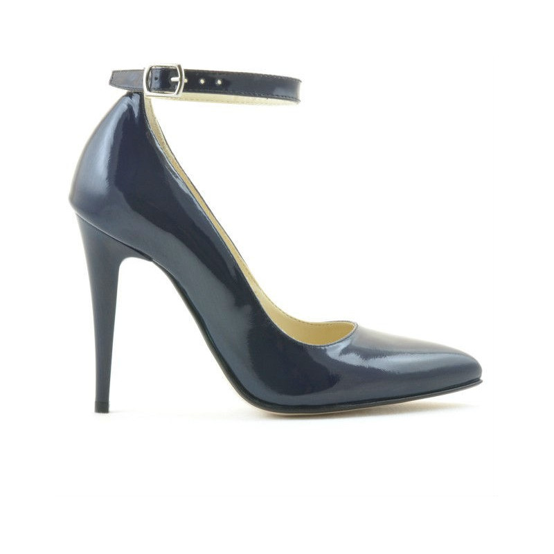 Scarpe eleganti donna 1247 vernice indaco