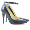Scarpe eleganti donna 1247 vernice indaco
