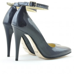 Scarpe eleganti donna 1247 vernice indaco