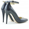 Scarpe eleganti donna 1247 vernice indaco