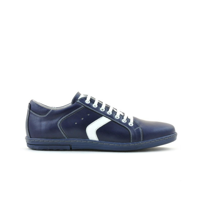 Scarpe sportive uomo 809 indaco+bianco
