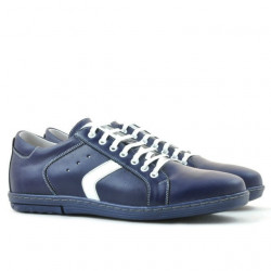 Scarpe sportive uomo 809 indaco+bianco