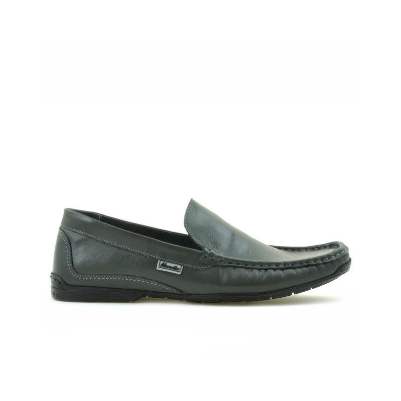 Mocassini uomo 813 grigi