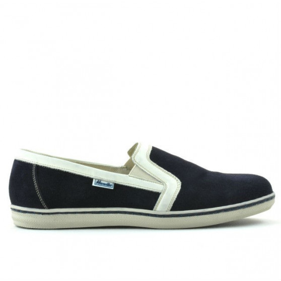 Scarpe casual uomo 870 velluto indaco
