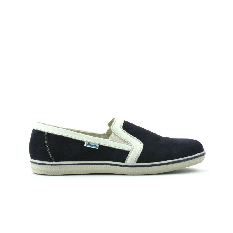 Scarpe casual uomo 870 velluto indaco