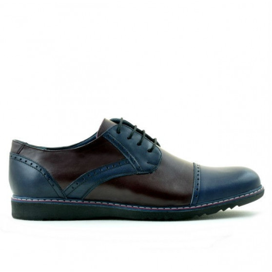 Scarpe casual uomo 811 indaco+bordò