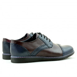 Scarpe casual uomo 811 indaco+bordò