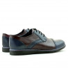 Scarpe casual uomo 811 indaco+bordò