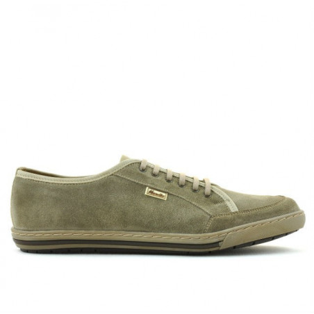 Scarpe casual/sport uomo 775 sabbia in velluto