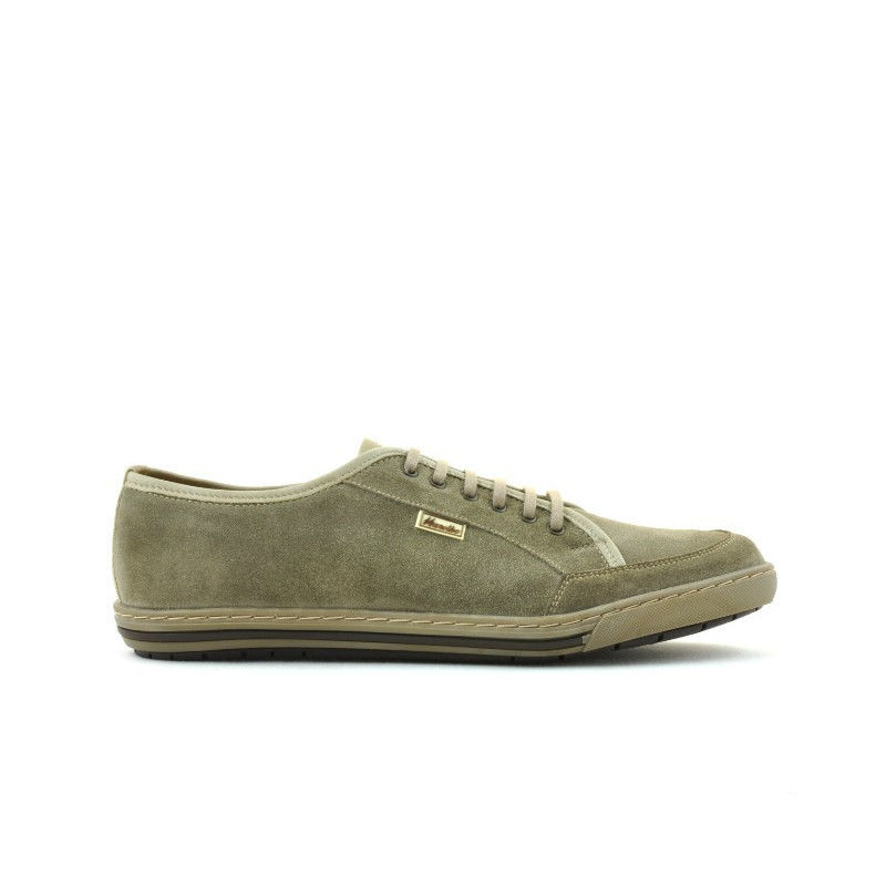 Scarpe casual/sport uomo 775 sabbia in velluto