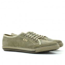 Scarpe casual/sport uomo 775 sabbia in velluto