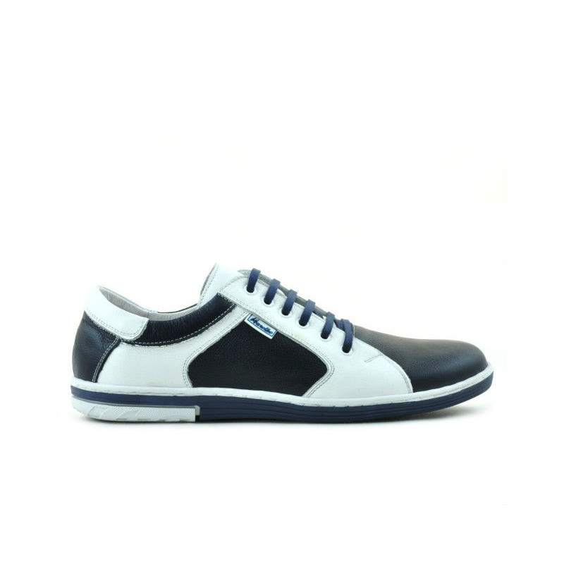 Scarpe sportive uomo 869 indigo+bianco