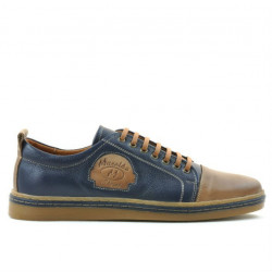 Scarpe casual / sportive da uomo 766 indaco+marrone