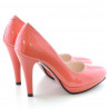 Scarpe eleganti donna 1233 vernice rosso corallo