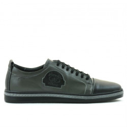 Scarpe casual/sport uomo 766 nero+grigio
