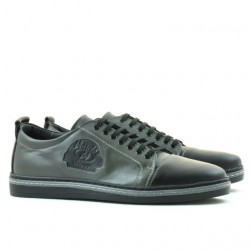 Scarpe casual/sport uomo 766 nero+grigio