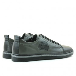 Scarpe casual/sport uomo 766 nero+grigio