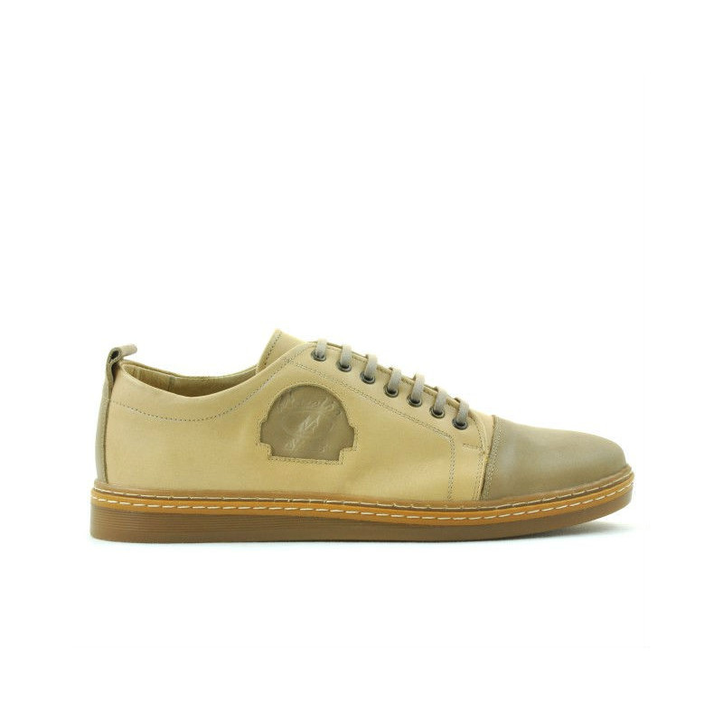 Scarpe casual/sport uomo 766 sabbia combinata