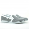 Scarpe casual uomo 870 grigio velour