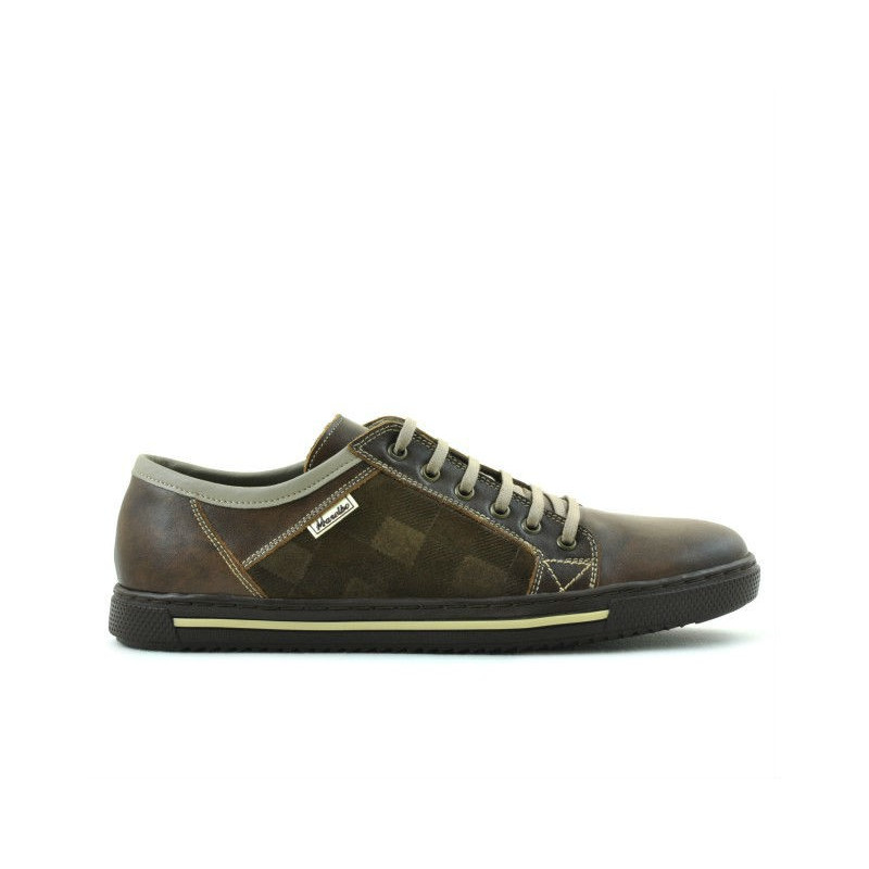 Scarpe sportive da uomo 851 caffè+sabbia