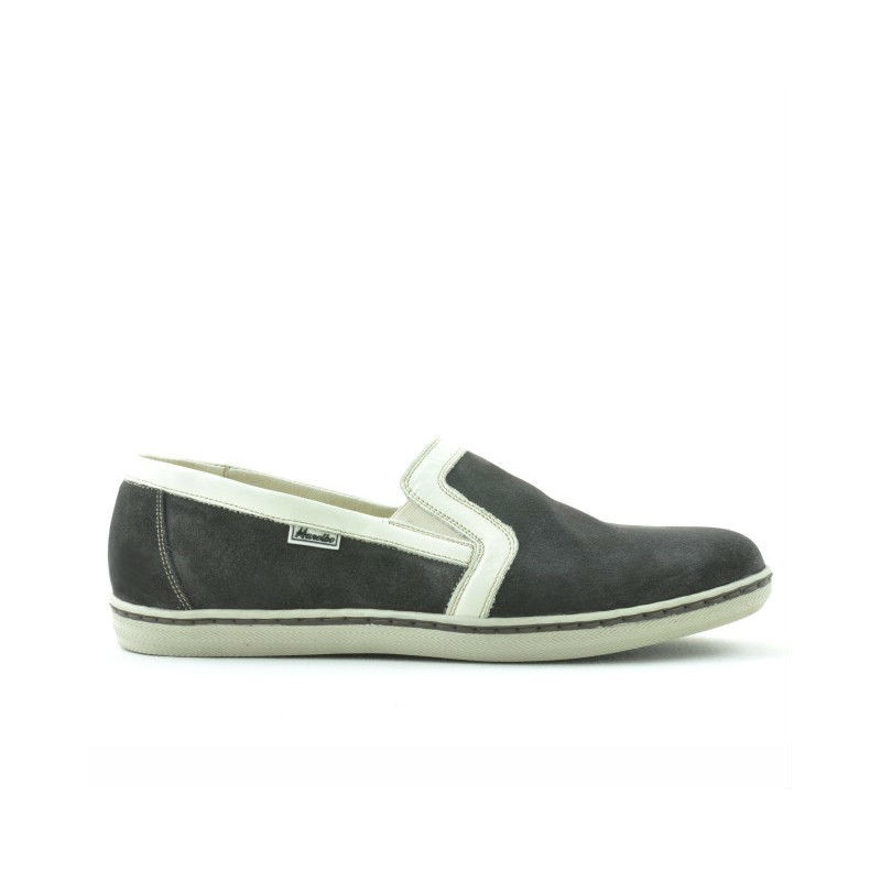 Scarpe casual uomo 870 tdm velluto (Testa di Moro)