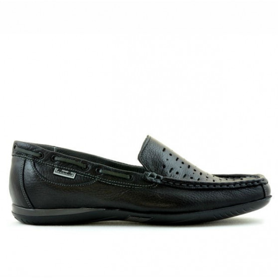 Mocassini uomo 719p nero traforato