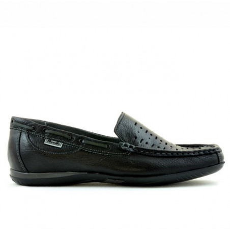 Mocassini uomo 719p nero traforato