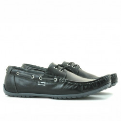 Mocassini uomo 778 nero+grigio