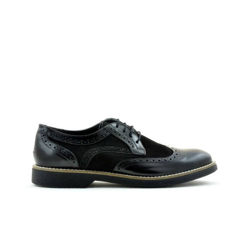 Scarpe casual uomo 826 nero florantic combinato