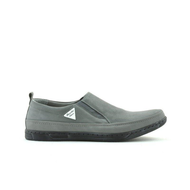 Scarpe casual uomo 745 bufalo grigio