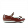 Scarpe per bambini piccoli 51c vernice bordeaux+bianco
