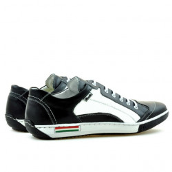 Scarpe sportive uomo 707 nero+bianco