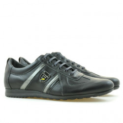 Scarpe sportive uomo (taglie grandi) 711m nero+grigio
