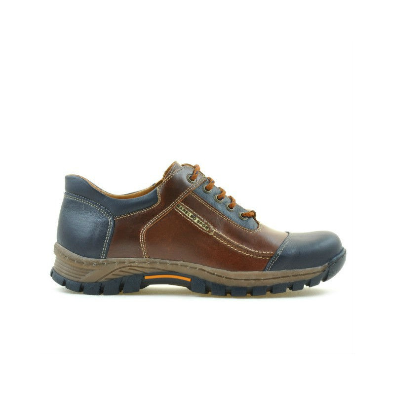 Scarpe sportive uomo 852 marrone+indigo