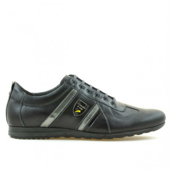 Scarpe sportive uomo (taglie grandi) 711m nero+grigio