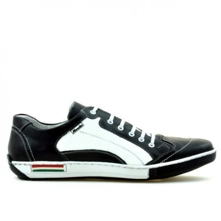 Scarpe sportive uomo 707 nero+bianco