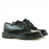 Scarpe casual donna 663 vernice nera combinata