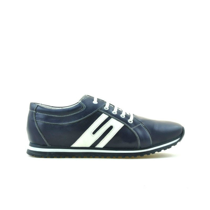 Scarpe sportive uomo 768 indaco+bianco