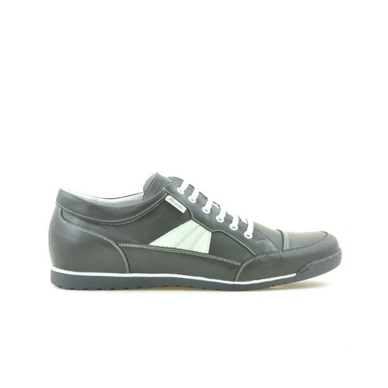 Scarpe sportive uomo 716 grigio+bianco